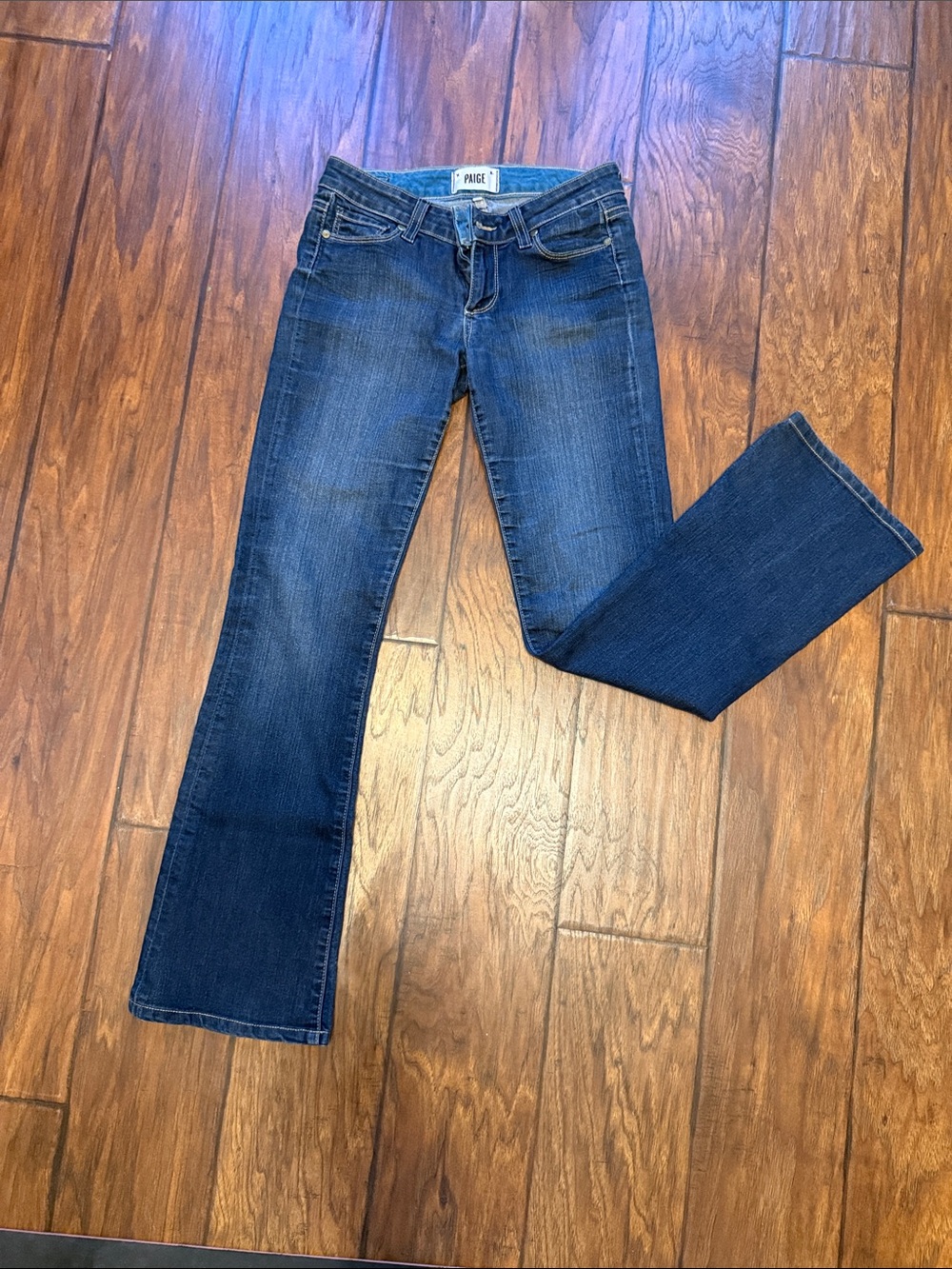 PAIGE Dark Blue Flare Jeans